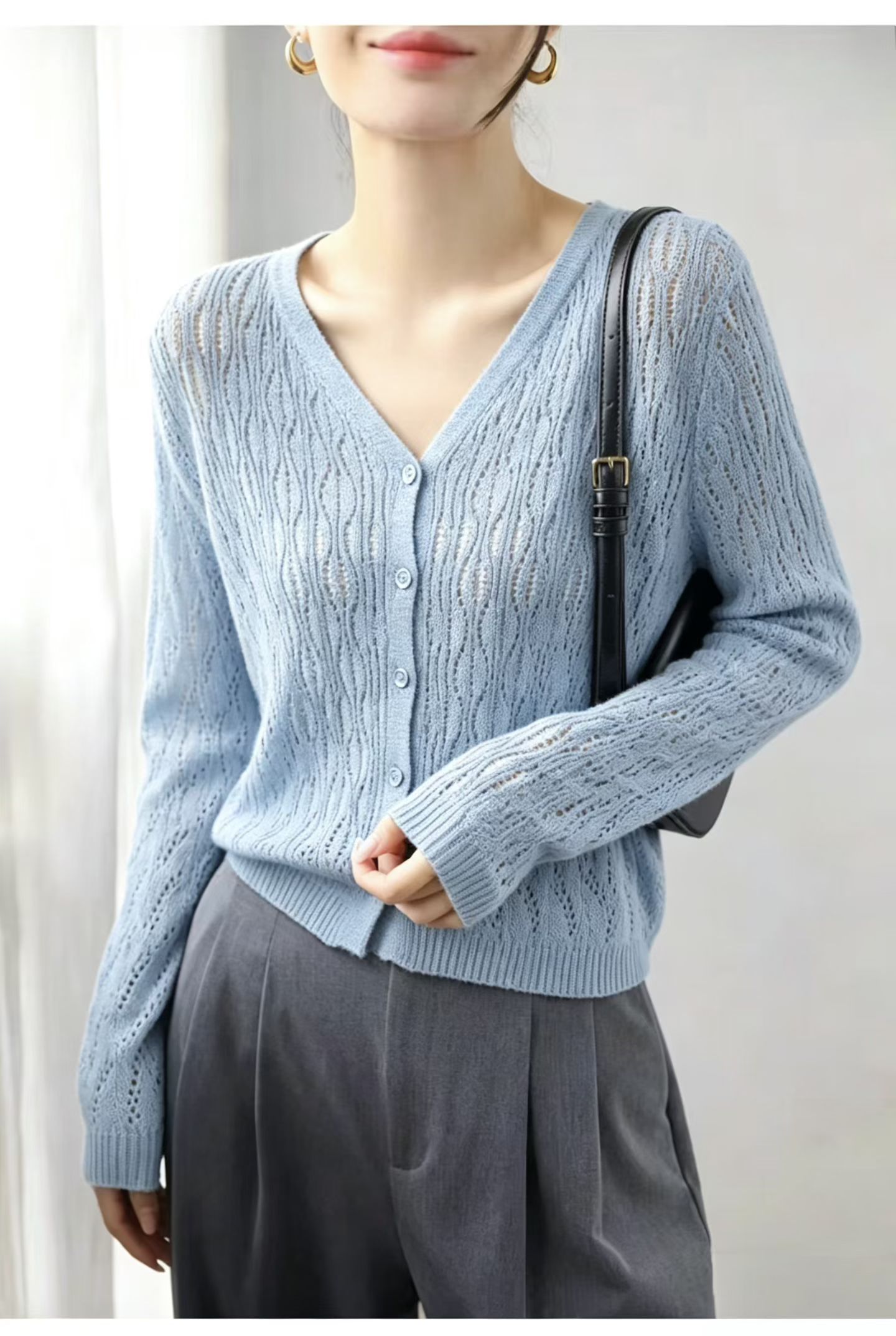 Women's cardigan sweater